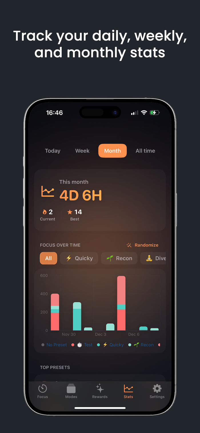 Focus Bud Screenshot Back